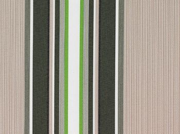 Multistripe polyester cover for 4m x 3m awning includes valance